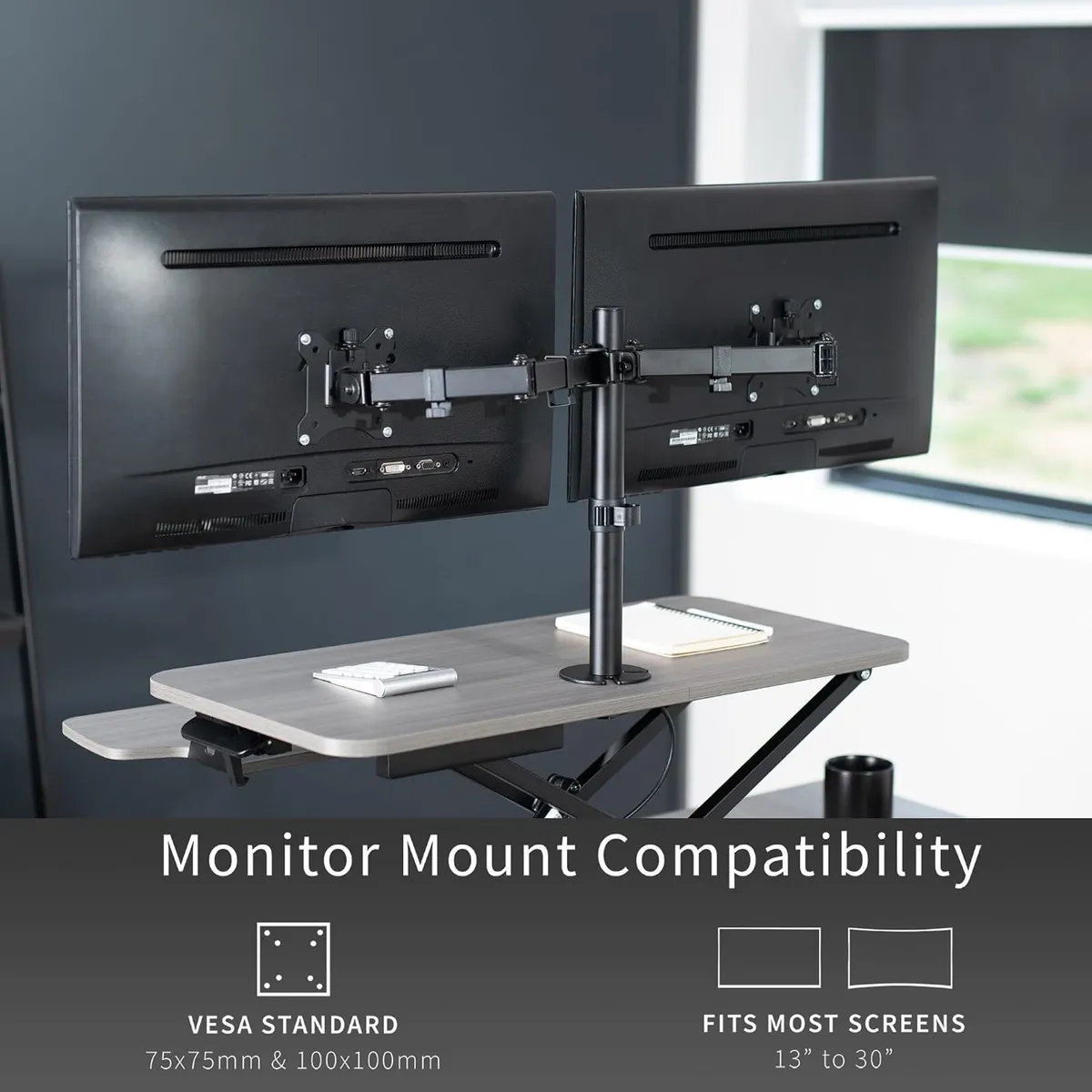 Adjustable 81CM Standing Desk Converter - Image 4