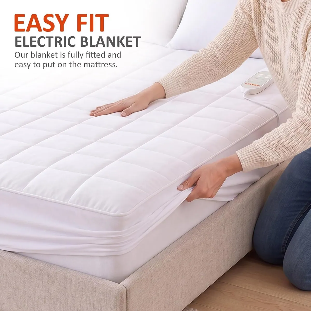 Cotton Electric Heated Blanket King - Image 4