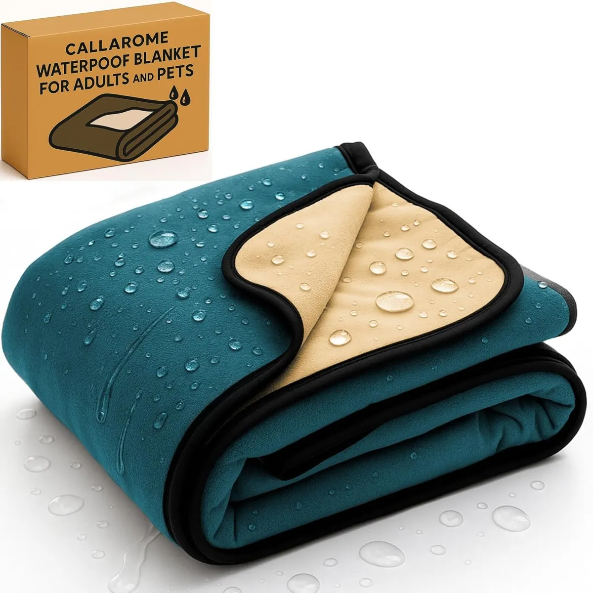 Waterproof Blanket Cover 80”x90” for Adults Dogs - Image 1