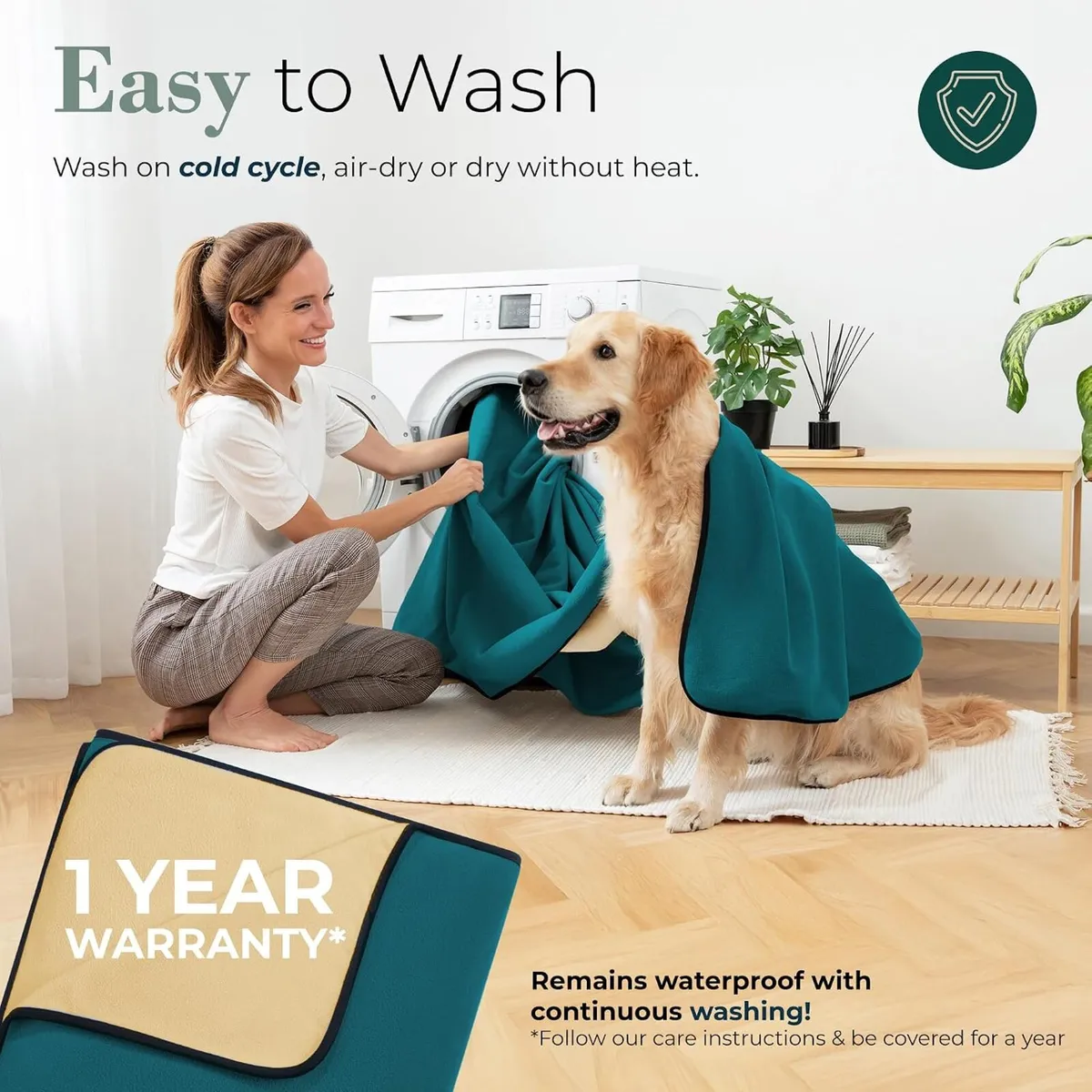 Waterproof Blanket Cover 80”x90” for Adults Dogs - Image 4