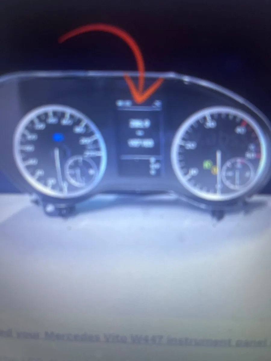 Mercedes Vito /Vaneo Speedo lcd display repair - Image 3
