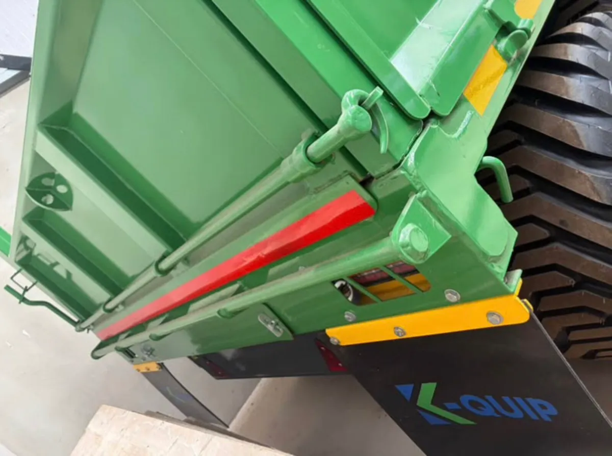 K Quip 10t drop side tipping trailers - Image 3