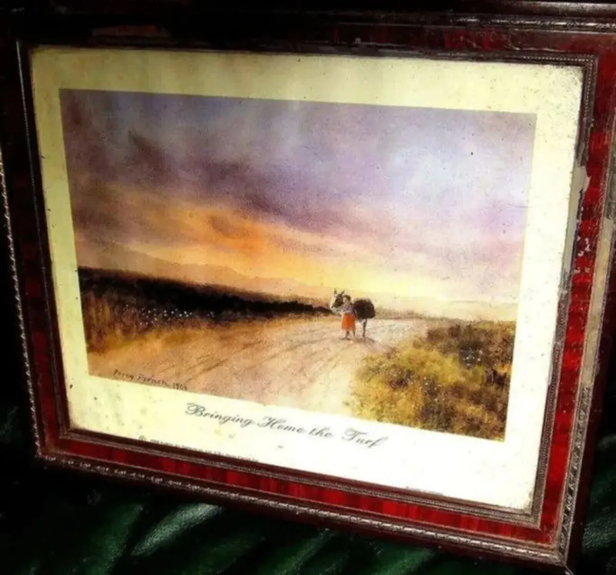 Vintage Framed Percy French Print - Image 2