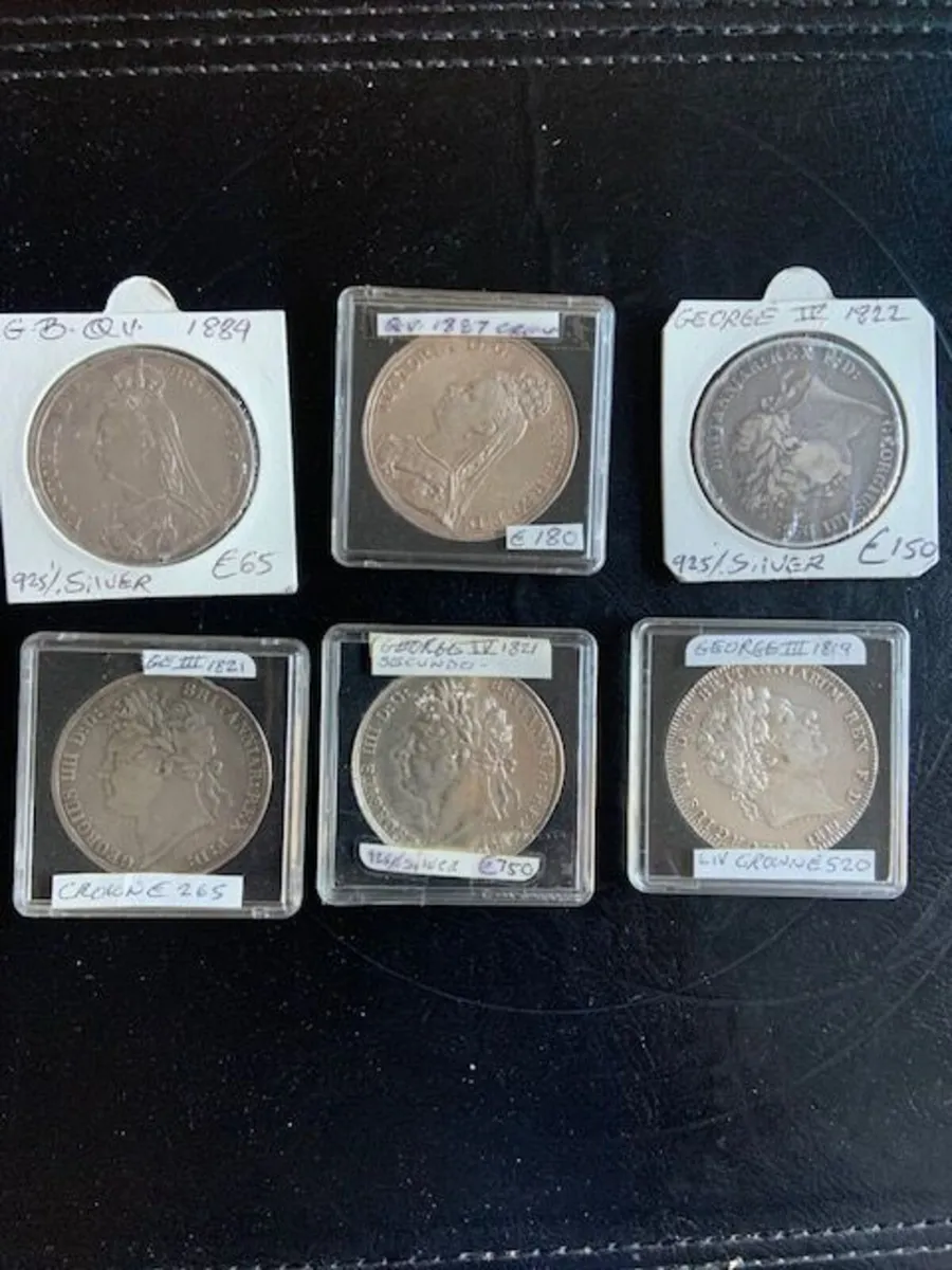 British Crown Coins - Various Prices - Image 1