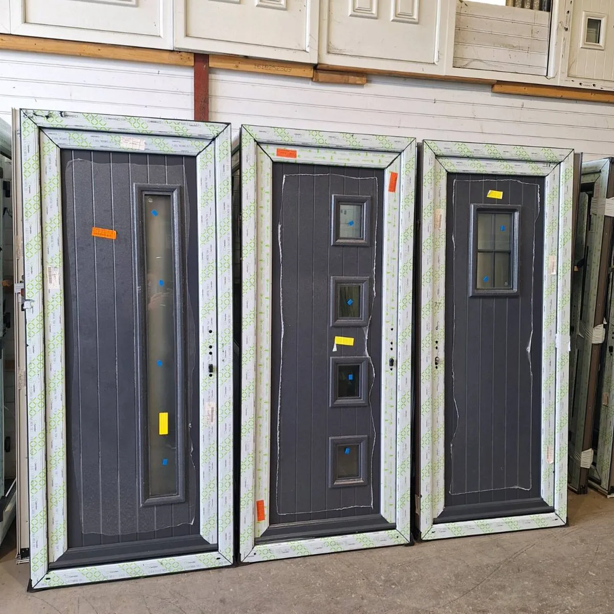Pvc GREY PANEL DOORS WPVC LTD W23F6C1 - Image 1
