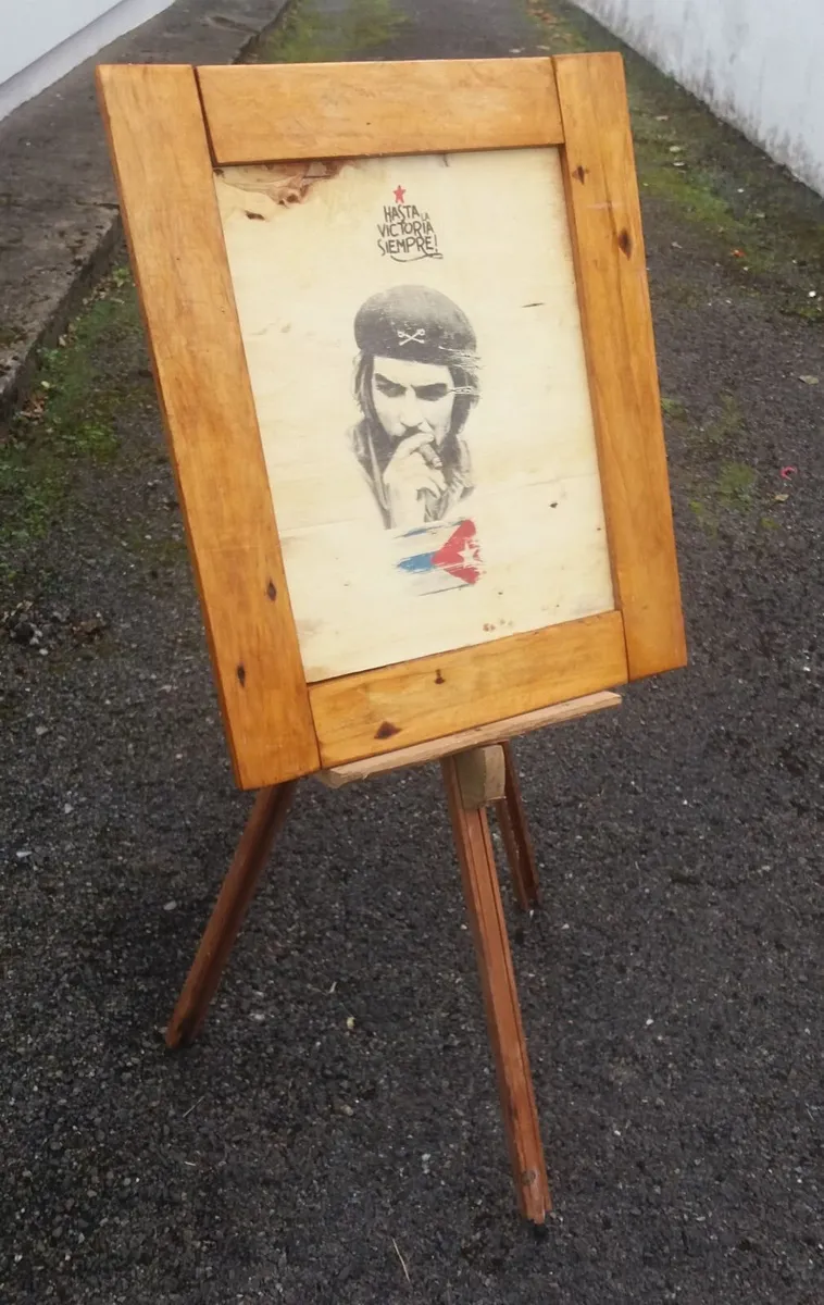 Vintage Style Che Guevara Wood Art Sign / Plaque - Image 1