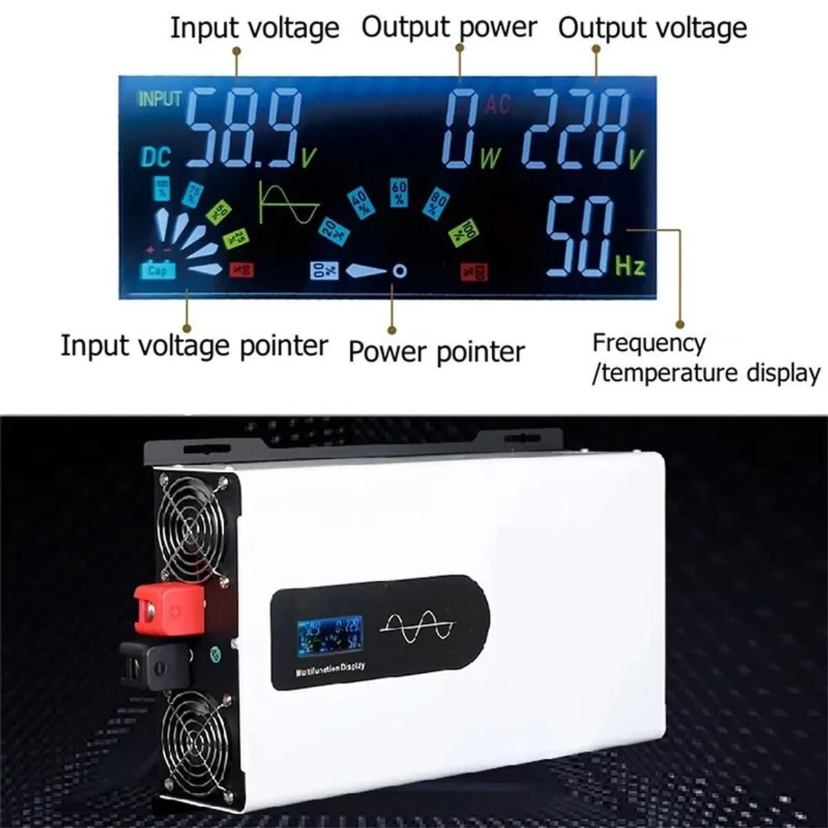 6000w/12000w, 48v DC, 240v, 50hz Pure Sine Wave Inverter. - Image 4