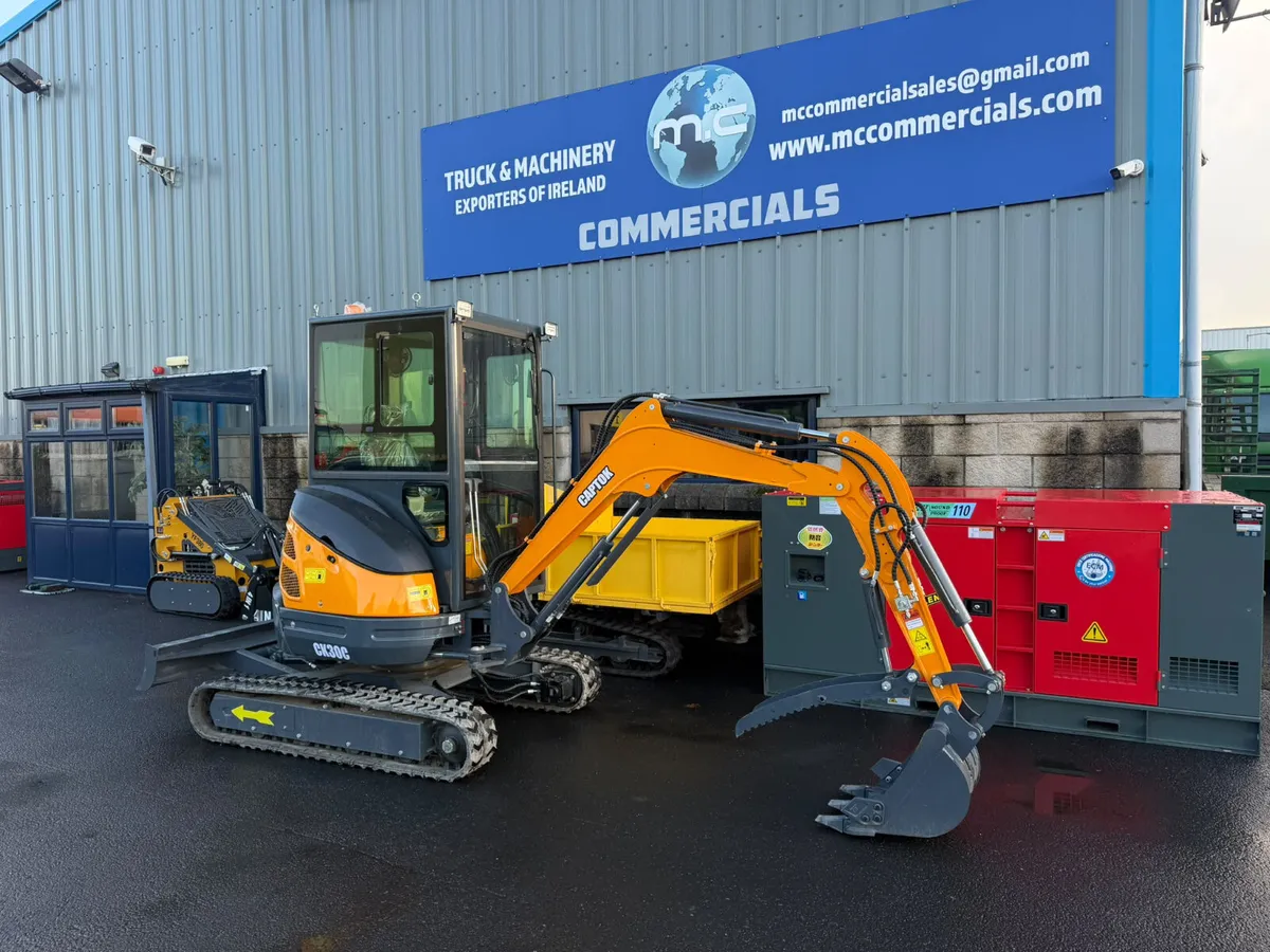 Brand-New 2026 Captok CK30C Mini Digger – 3 Ton - Image 1