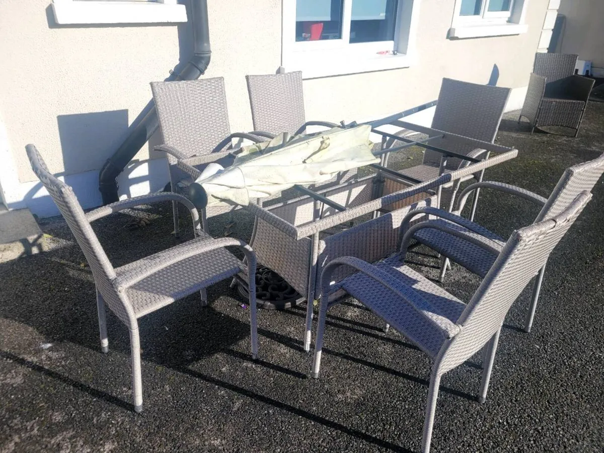 Garden table chairs parasol FREE TO TAKE AWAY - Image 1