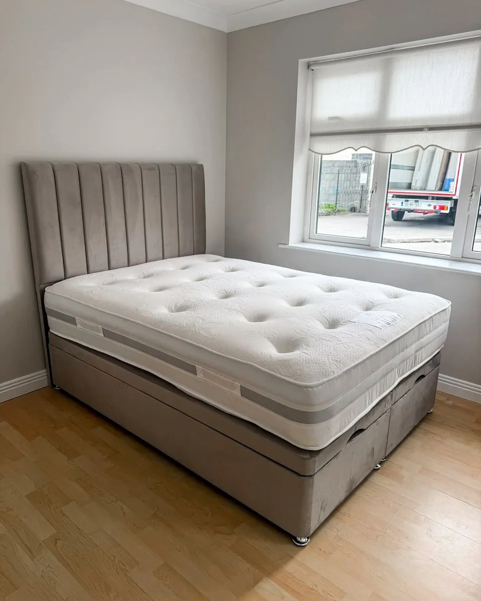 Ottoman Divan Base Bed Frame With Mattress Opt - Image 2