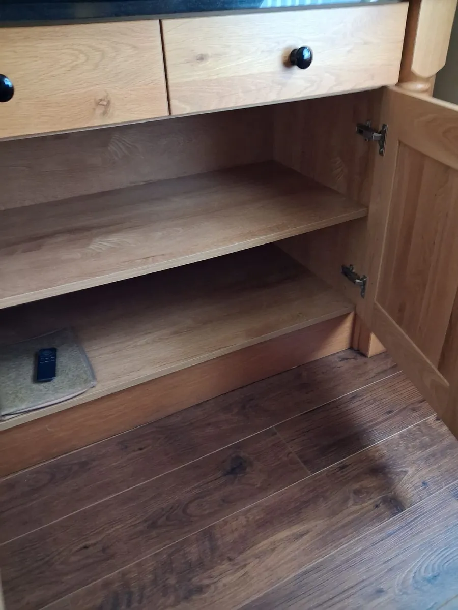 Custom Made Solid Oak Dresser / Display - Image 2