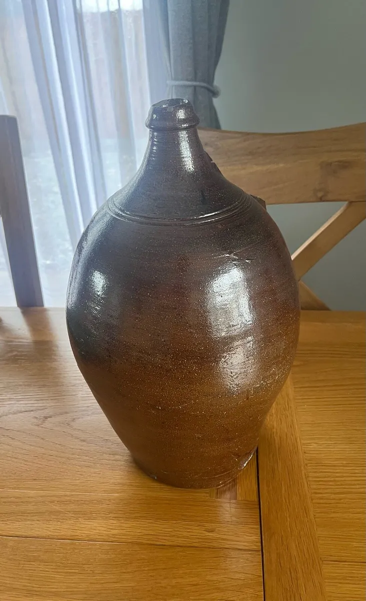 Antique 18th century Wine Crock/Flagon - Image 2