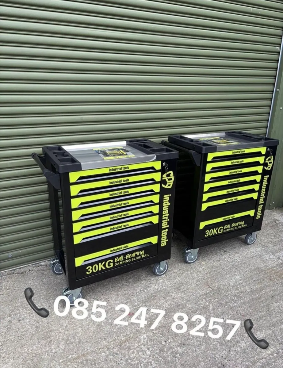 Brand New 7 Drawer + Side Cabinet Tool Chest - Image 2
