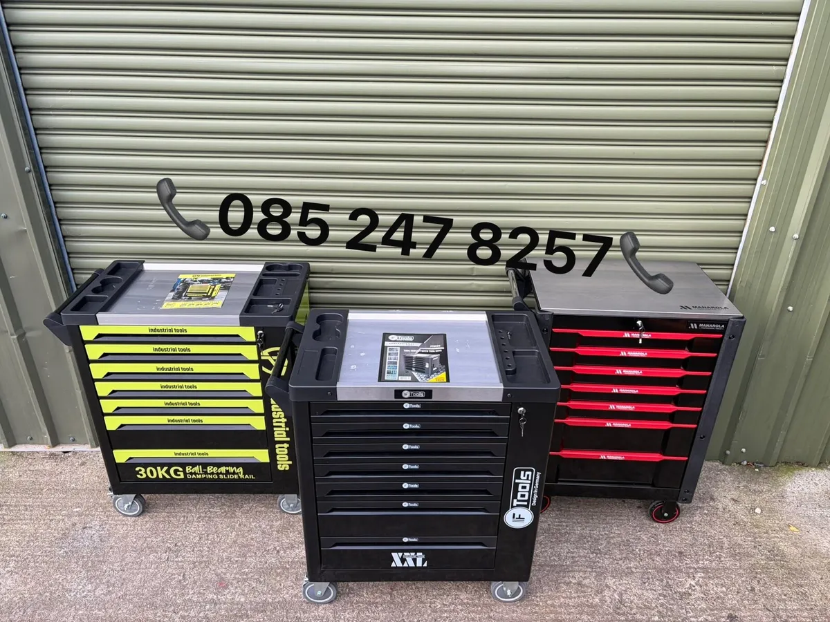 Brand New 7 Drawer + Side Cabinet Tool Chest - Image 1