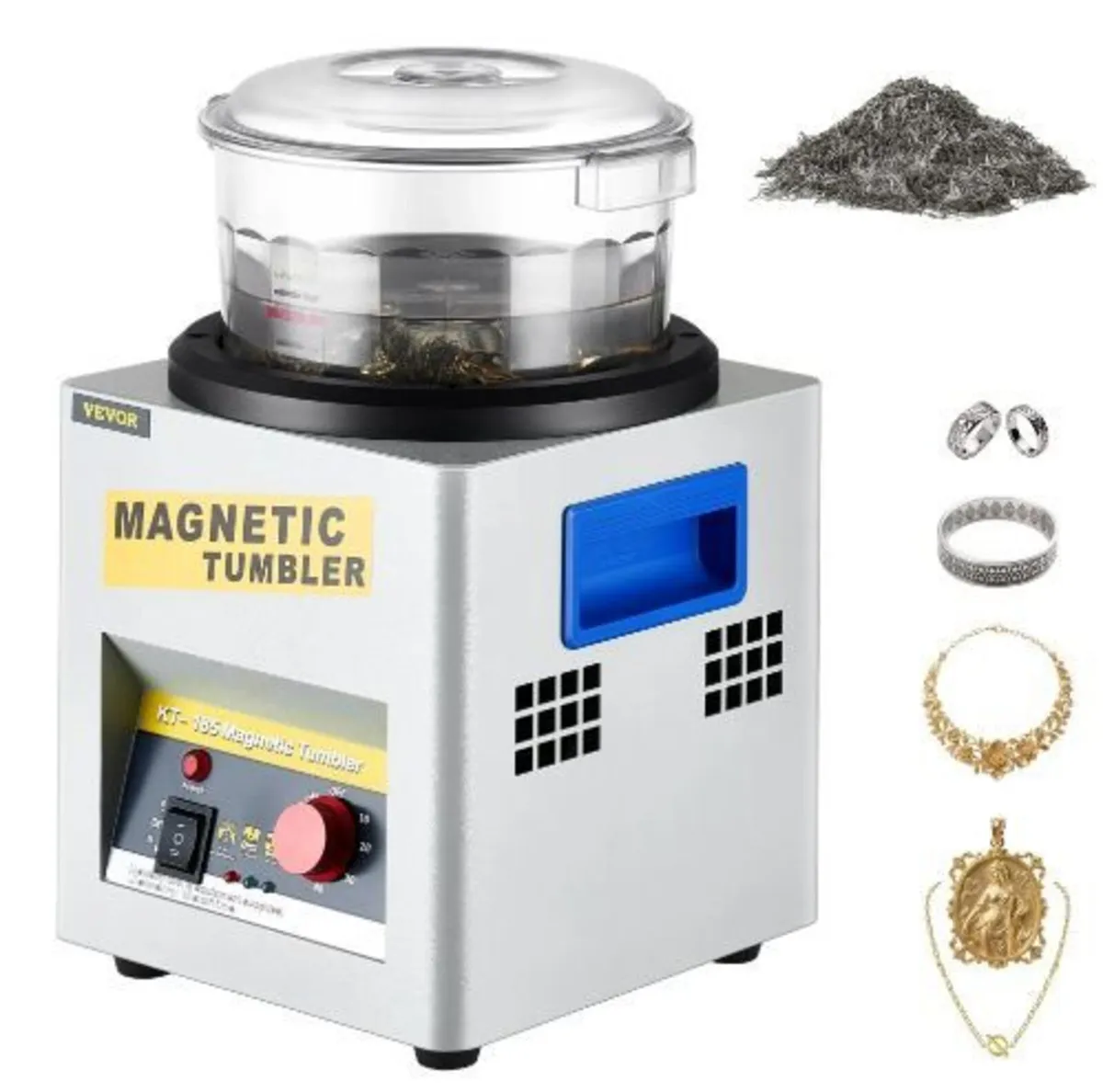 KT-185 Magnetic Tumbler 180mm Jewelry Polisher - Image 4