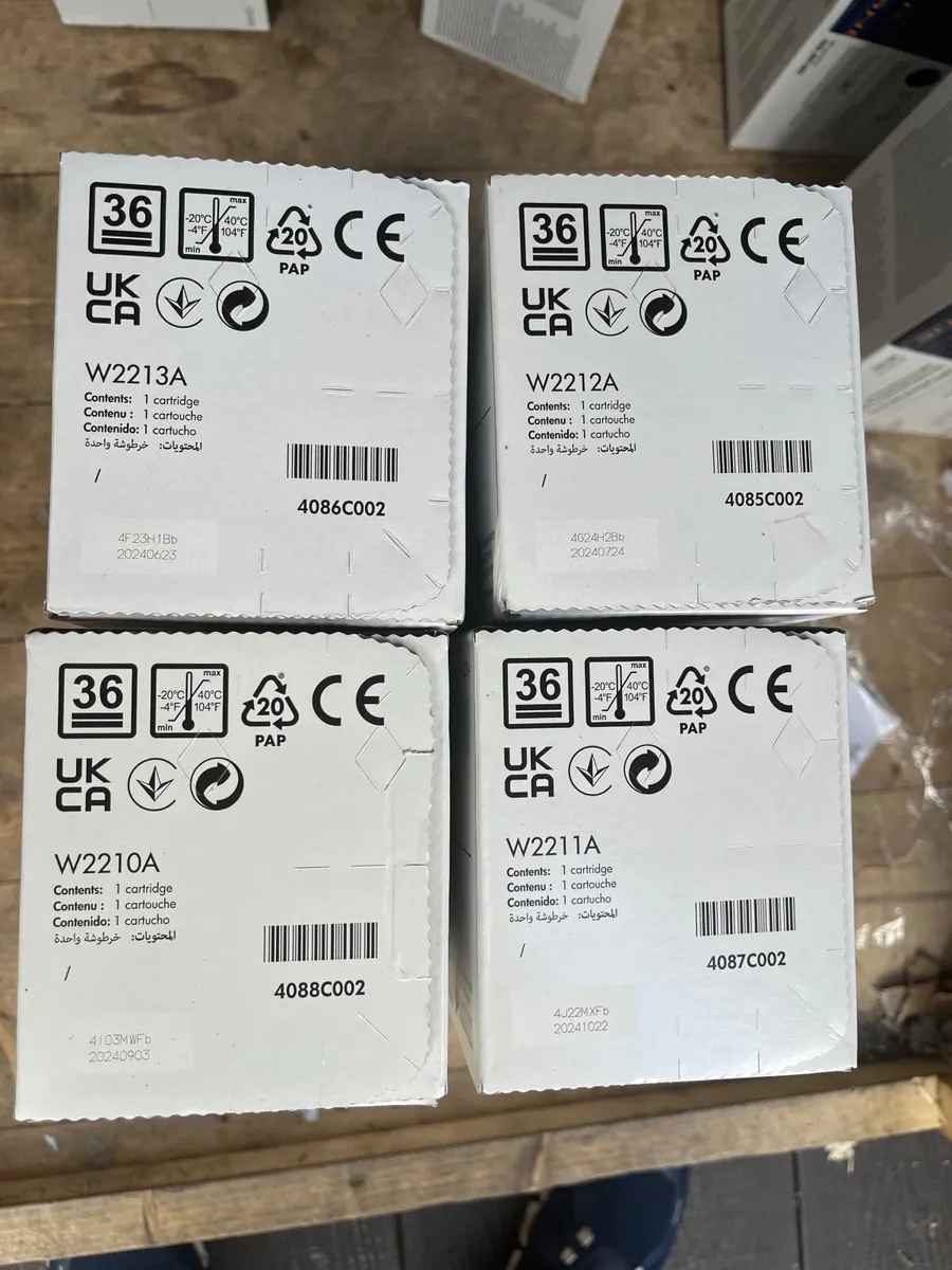 Set of HP 207A Colour Ink Toners - Image 2