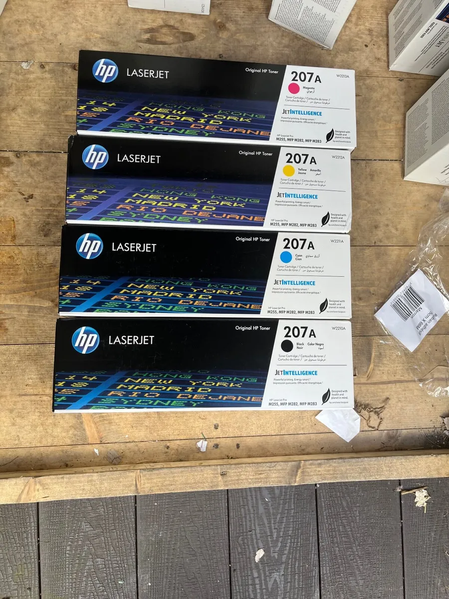 Set of HP 207A Colour Ink Toners - Image 3
