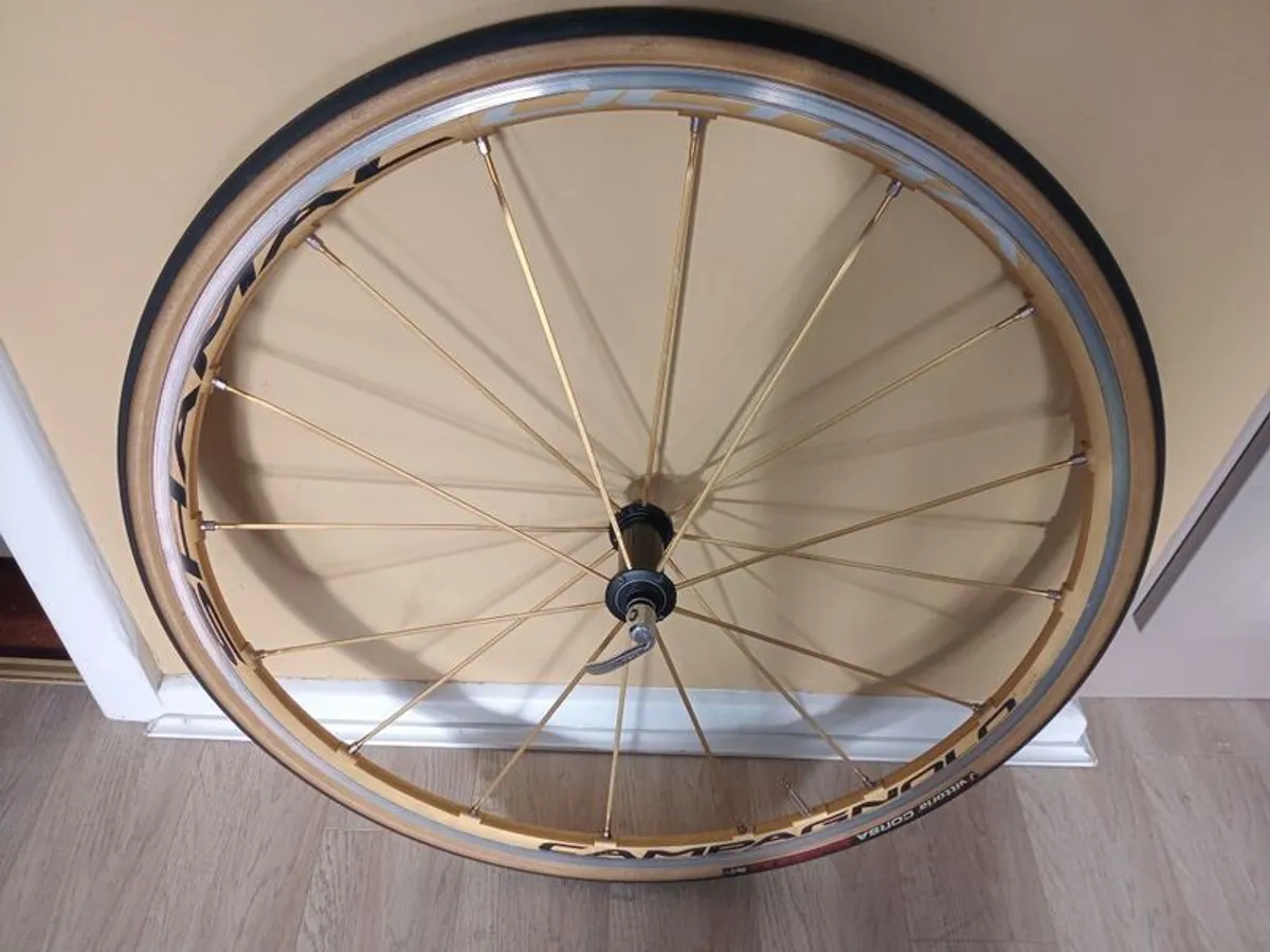 Gold Shamal Ultra Front Wheel Mint Clincher - Image 1