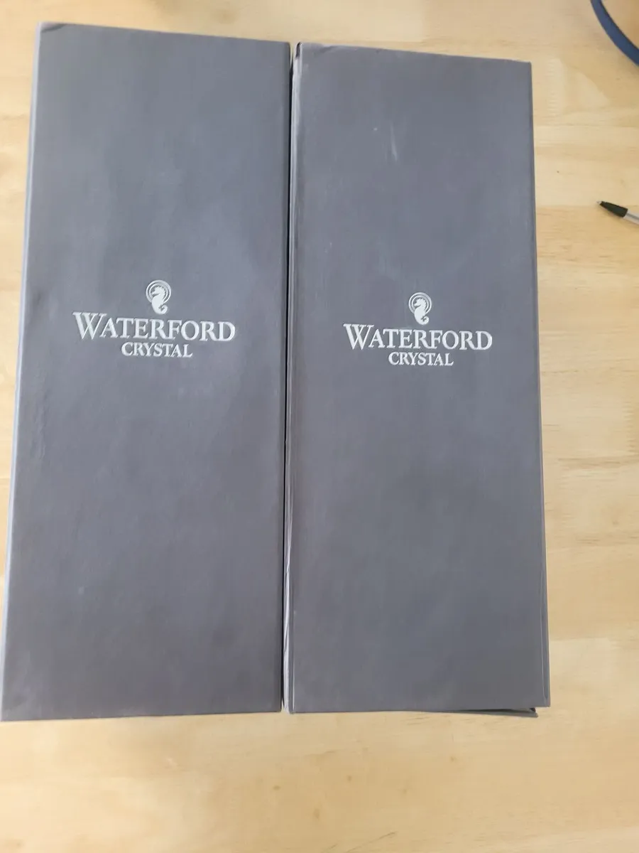 Waterford Crystal Seahorse Candle Sticks - Image 1
