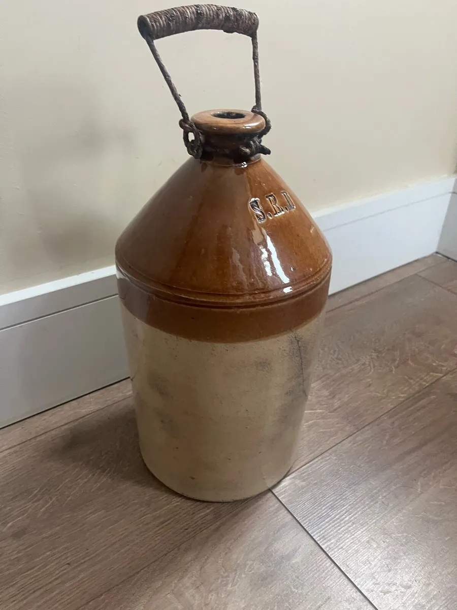 Antique WW1 SRD Rum Crock - Image 2