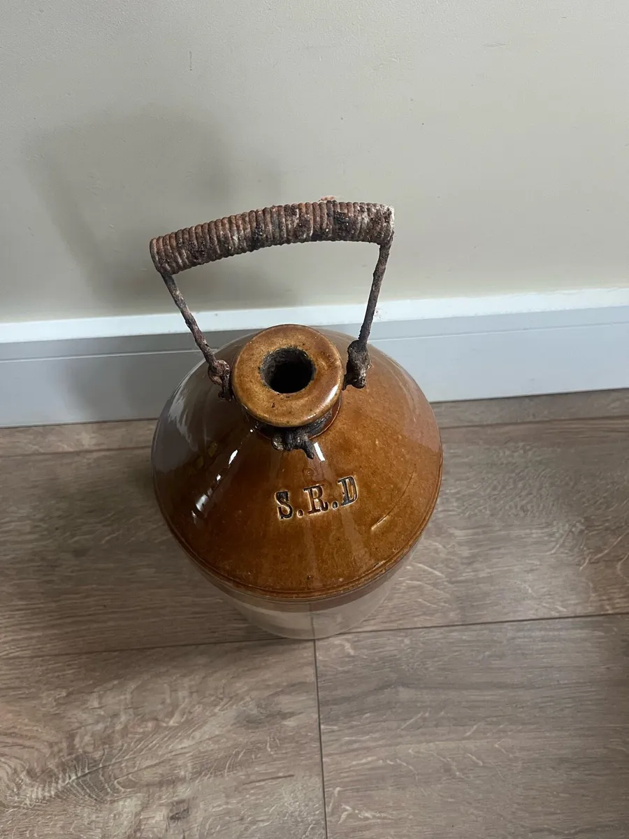 Antique WW1 SRD Rum Crock - Image 4