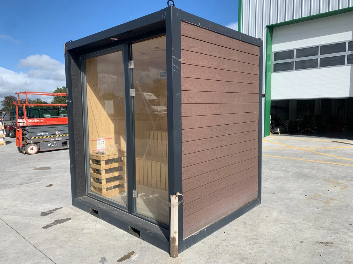 NEW/UNUSED 7FT X 7FT GARDEN SAUNA FOR AUCTION - Image 2