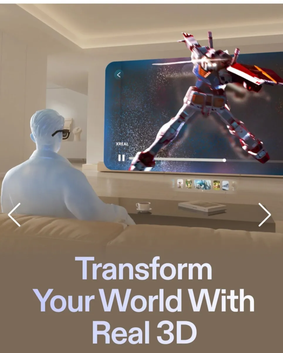X Real One AR Glasses. VR. NEW. - Image 2