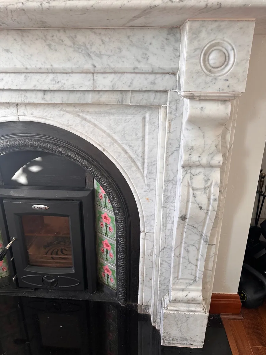 Stanley Stove and original marble fireplace - Image 3