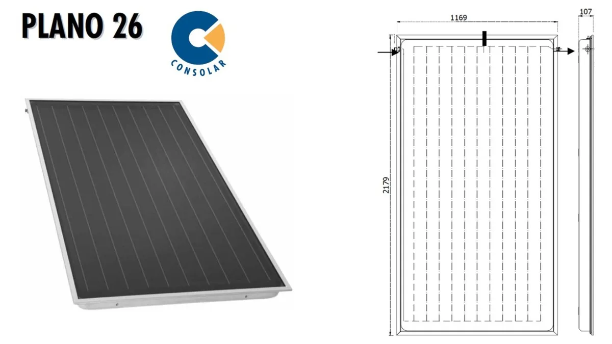 WANTED - Consolar Plano 26 Thermal Solar Panel - Image 2