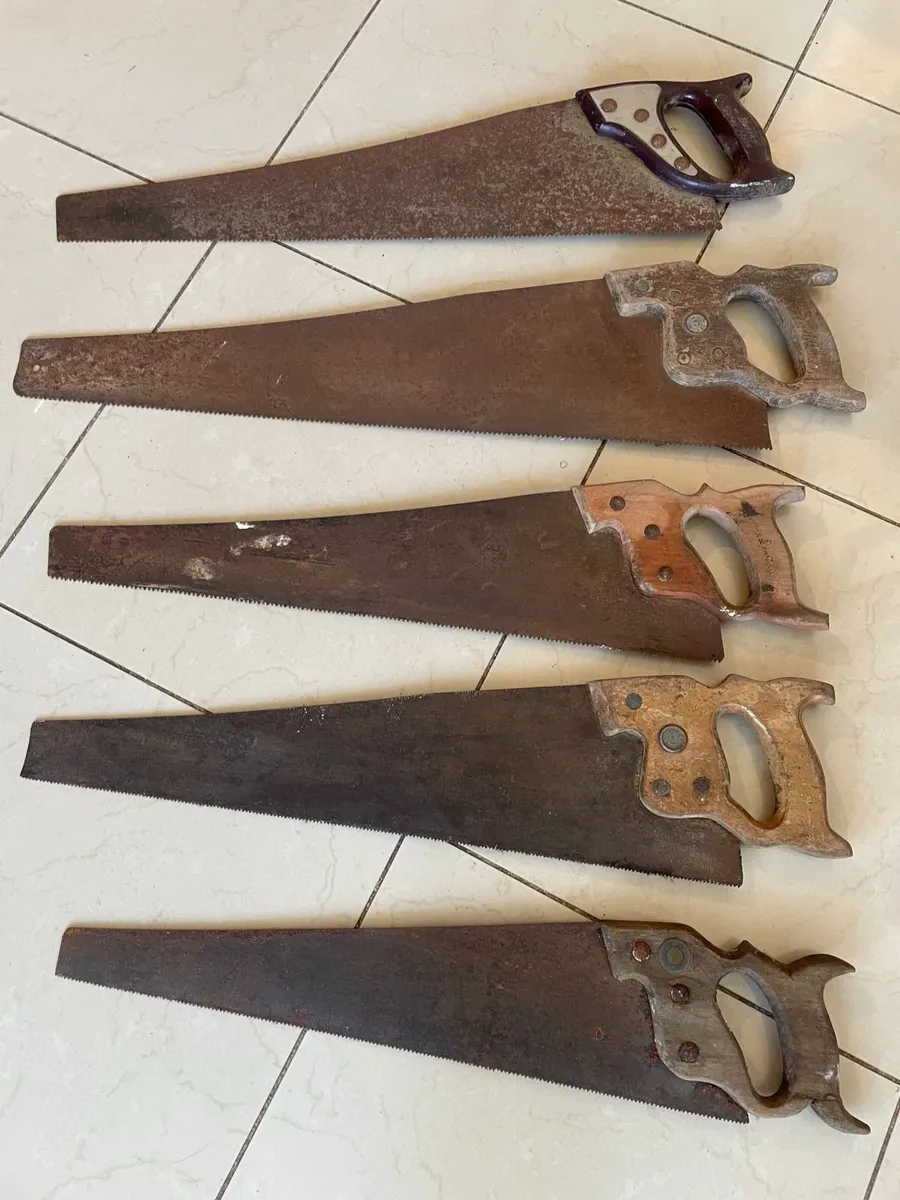 Vintage Saws JOB LOT, Good Wexford Provenance - Image 1