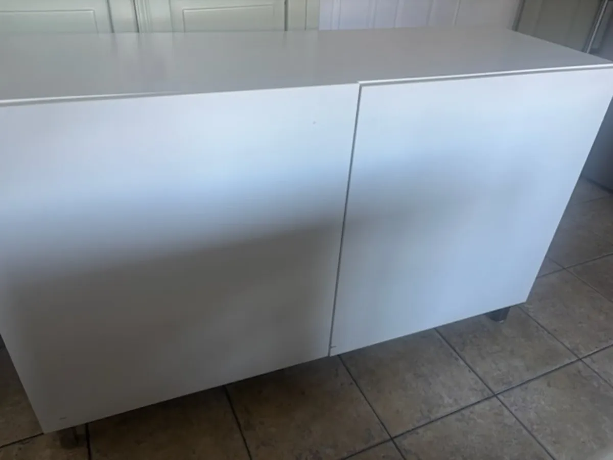 TV stand with a storage space and a sofa - Image 3