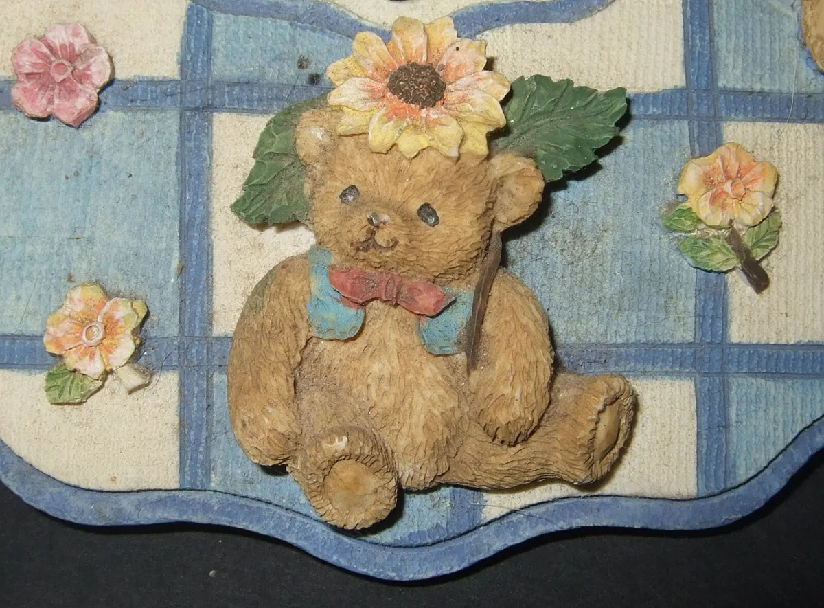 Vintage Teddy Bear 3D Wall Clock - Image 4