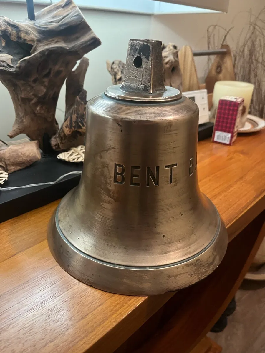Vintage Genuine Ships Brass Bell - Image 3