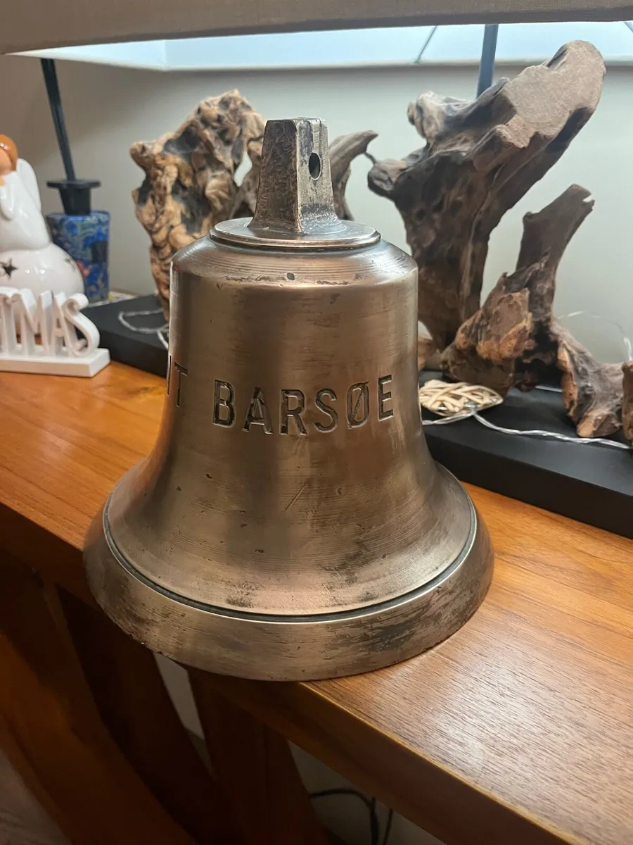 Vintage Genuine Ships Brass Bell - Image 4