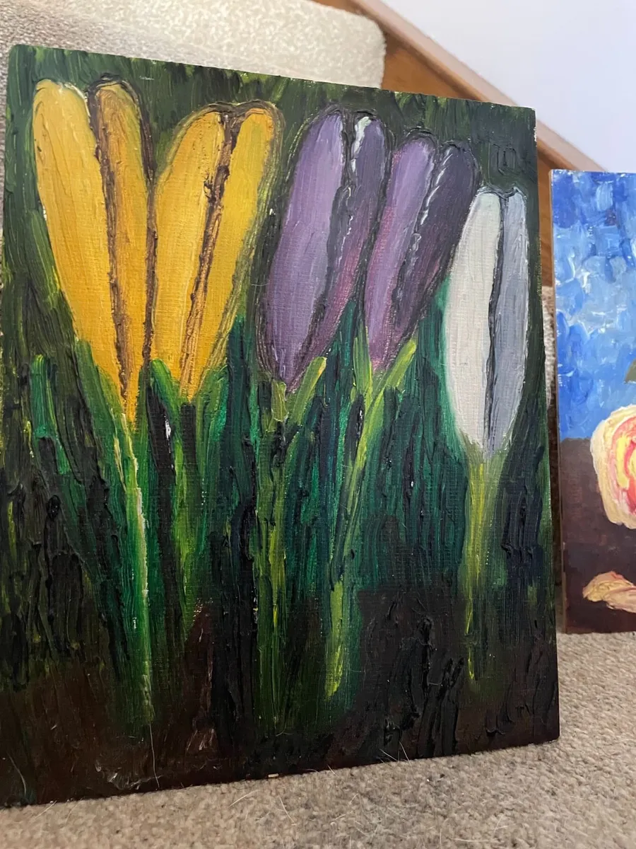 Trio of acrylic on board Paintings EX ST. SENAN'S - Image 2