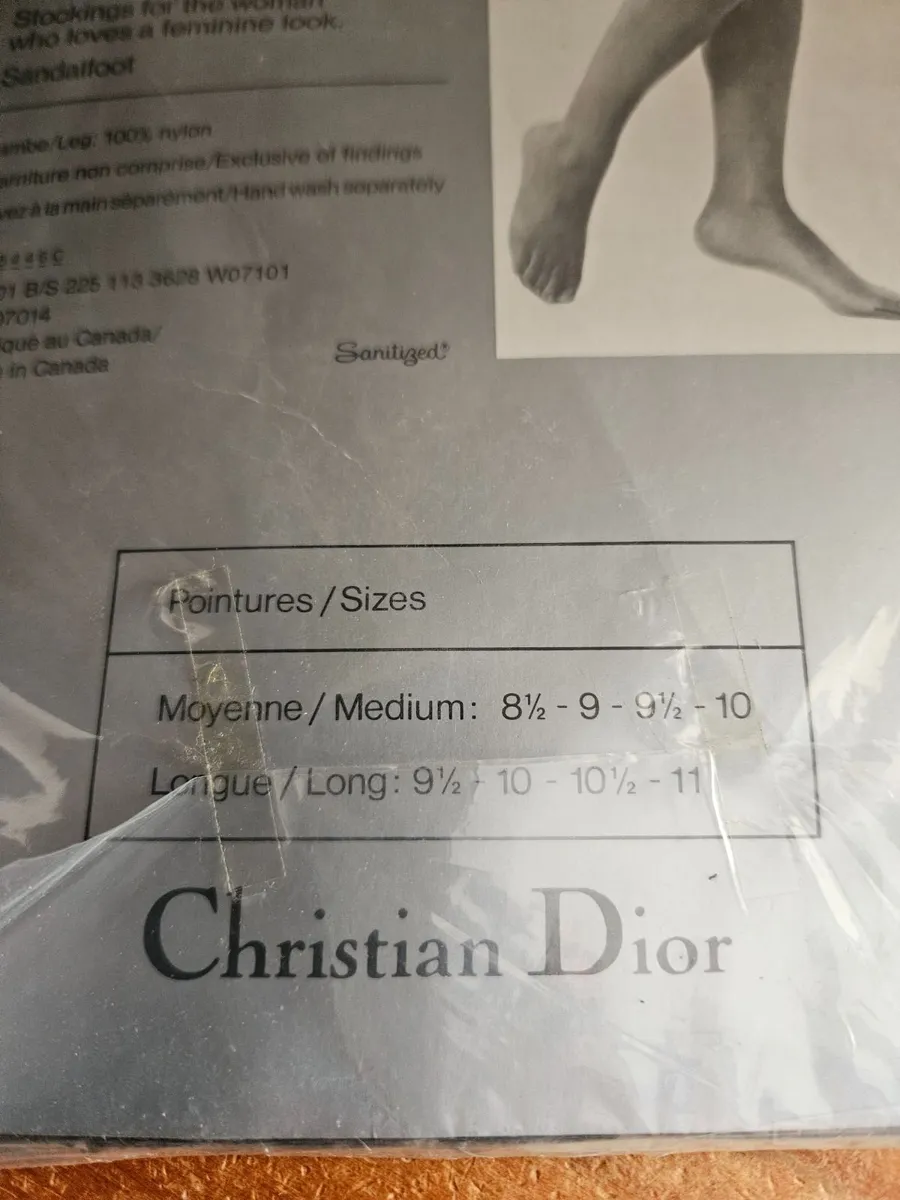 Vintage Christian Dior Stockings - Image 2