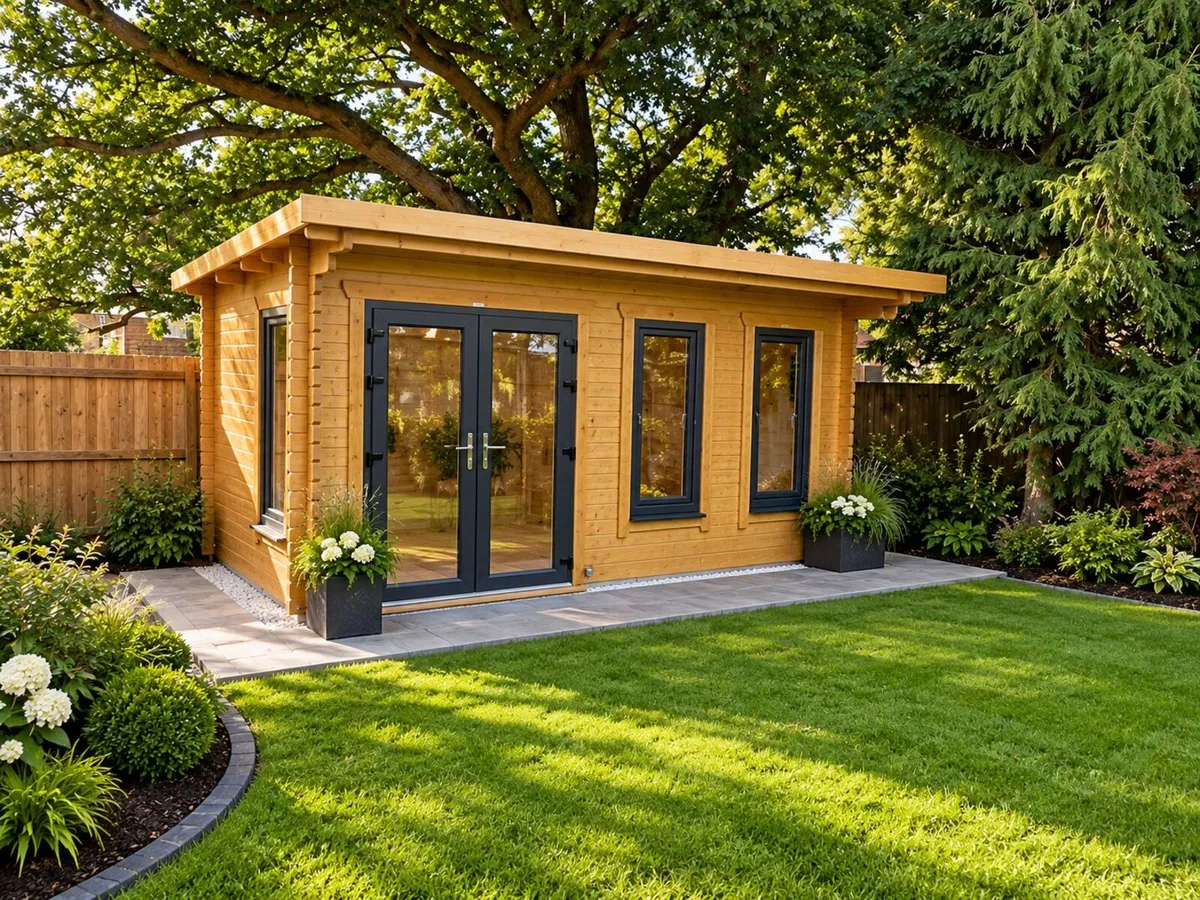 🏡 20×10 COOLa PENT LOG CABIN – 44MM SCANDINAVIAN - Image 2