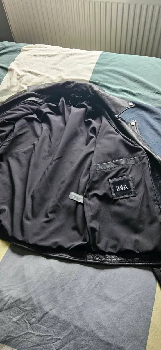 ZARA Men's Leather Jacket - Image 3