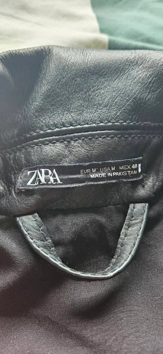 ZARA Men's Leather Jacket - Image 4