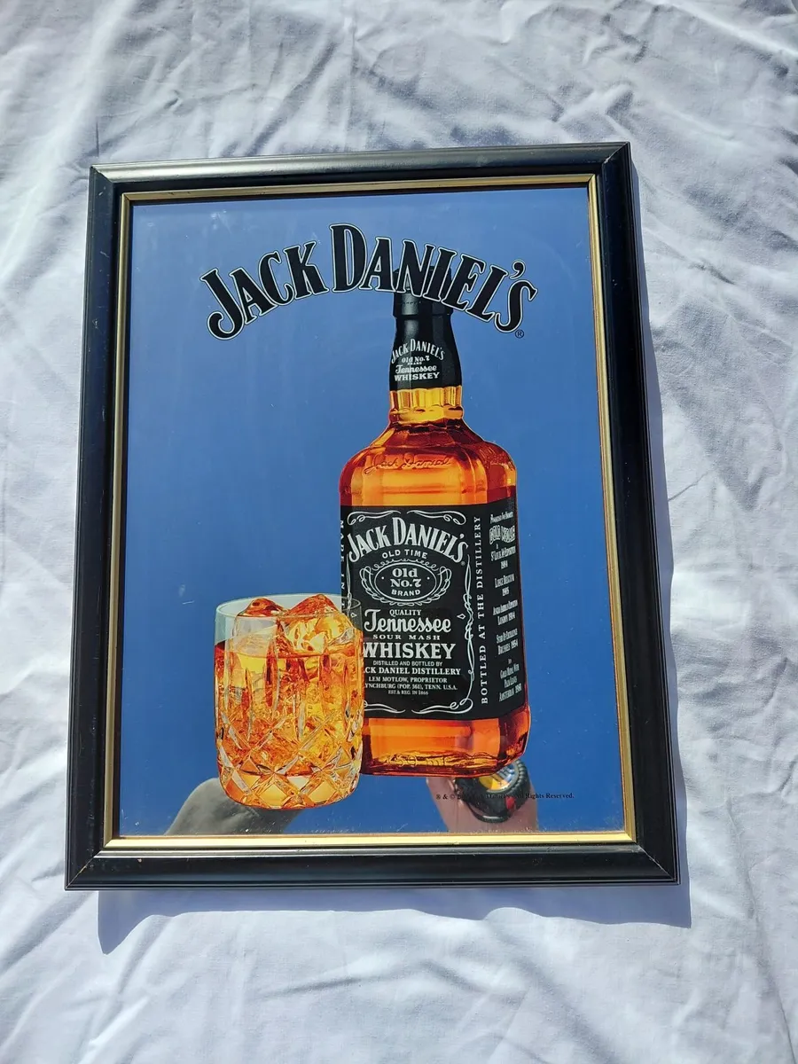 Vintage Original Jack Daniel's Pub Mirror 2007 - Image 2