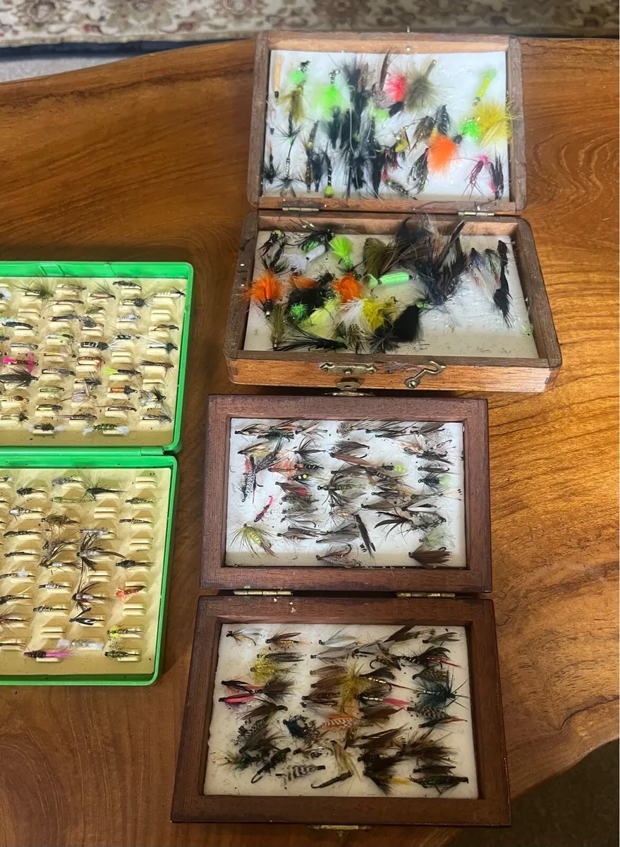 Vintage Fly Fishing Fly Cases - Image 2