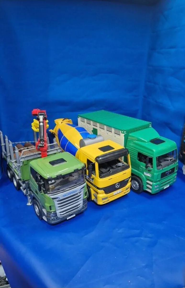 Bruder trucks 30euro each or 80 for all - Image 1