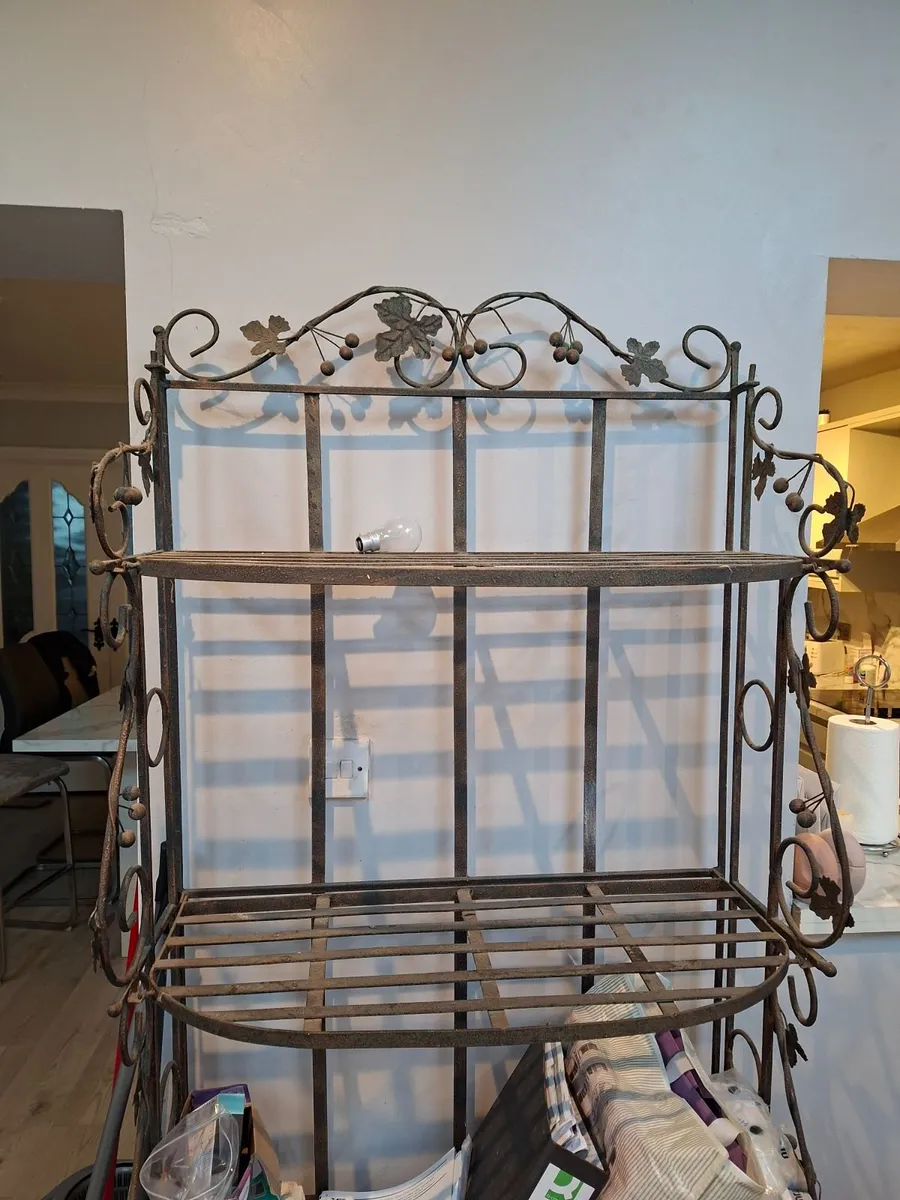 Wrought iron dresser