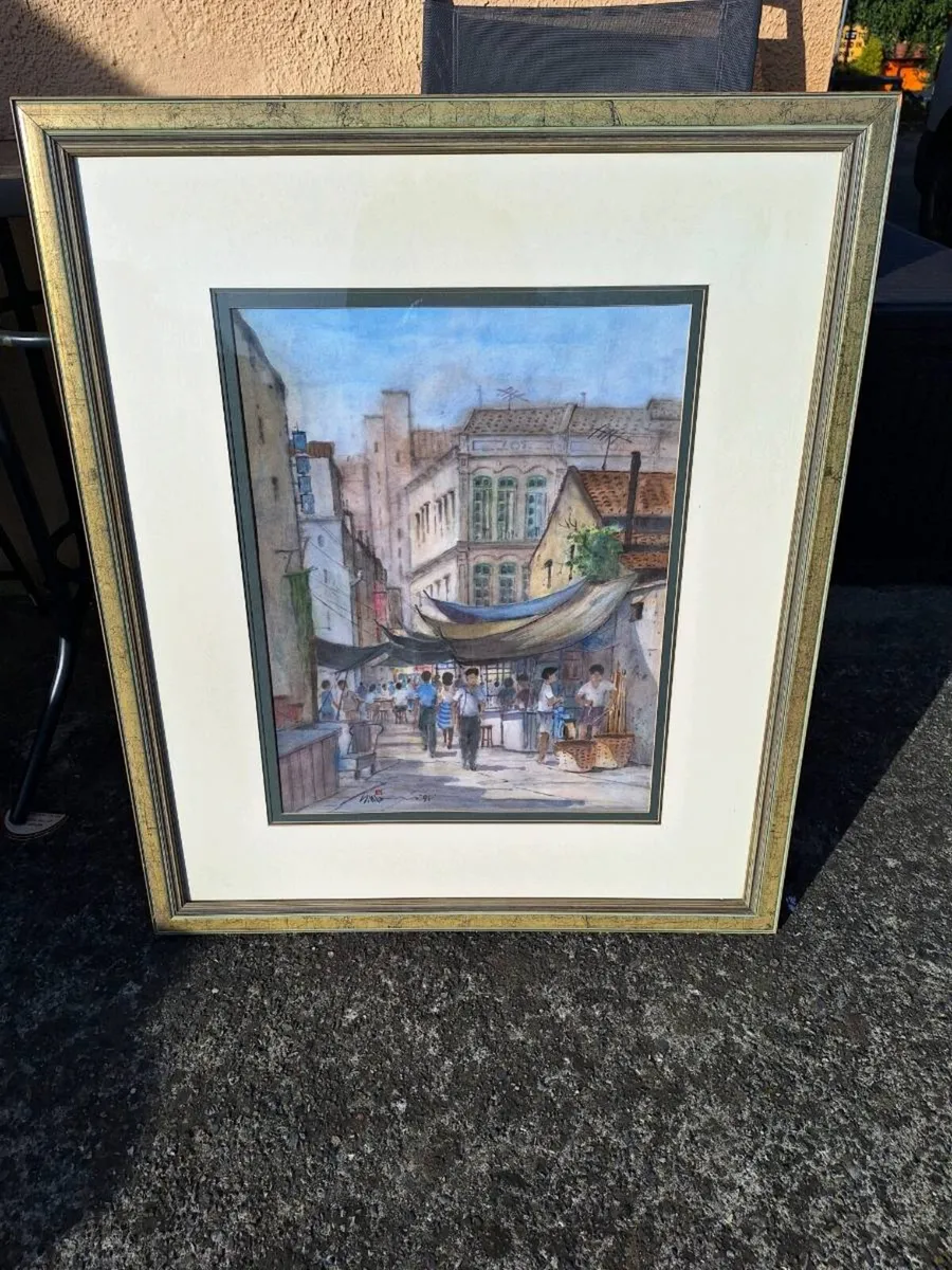 Large framed picture - Image 1