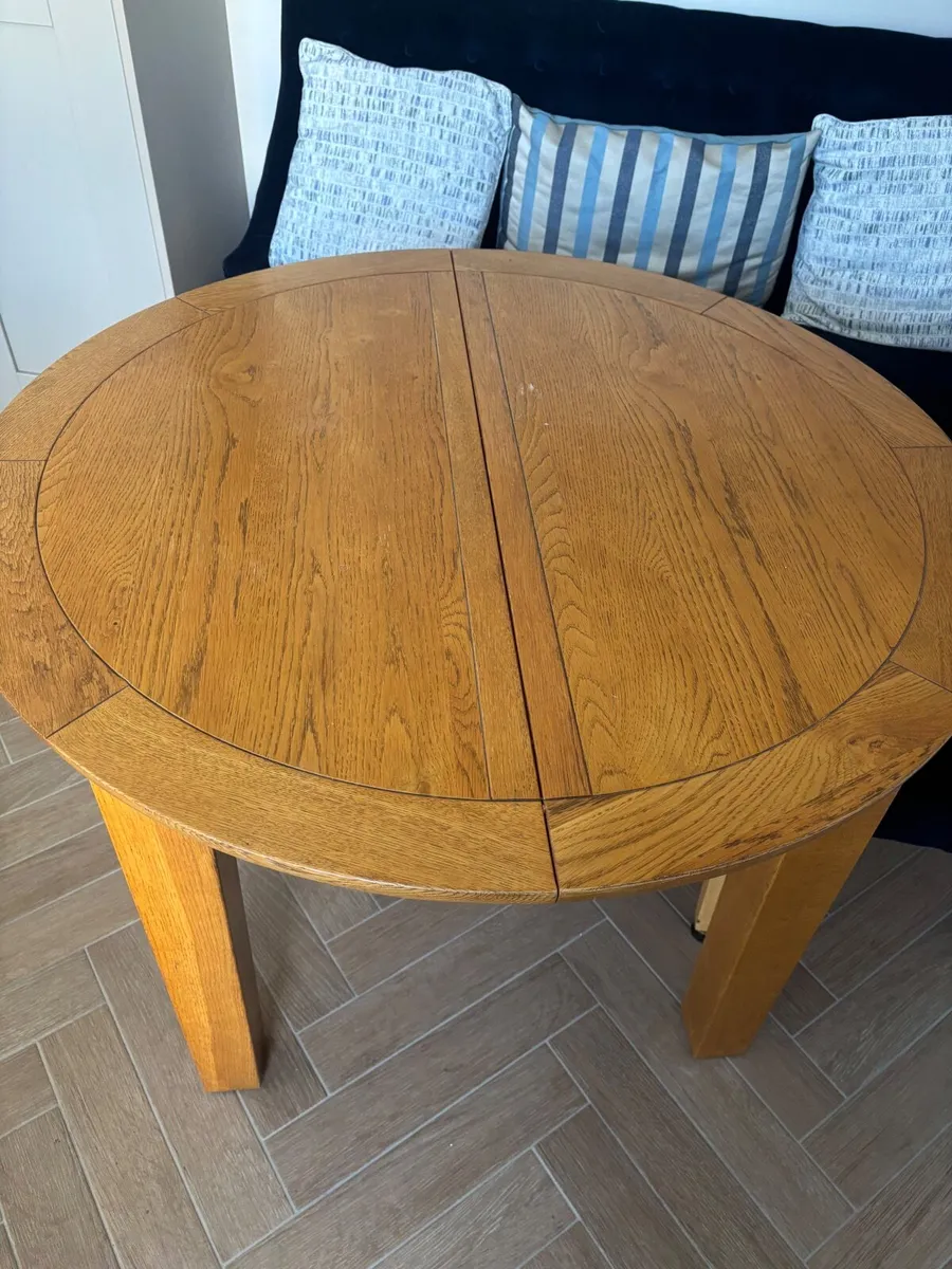 Dining table with bench & chair - Image 1