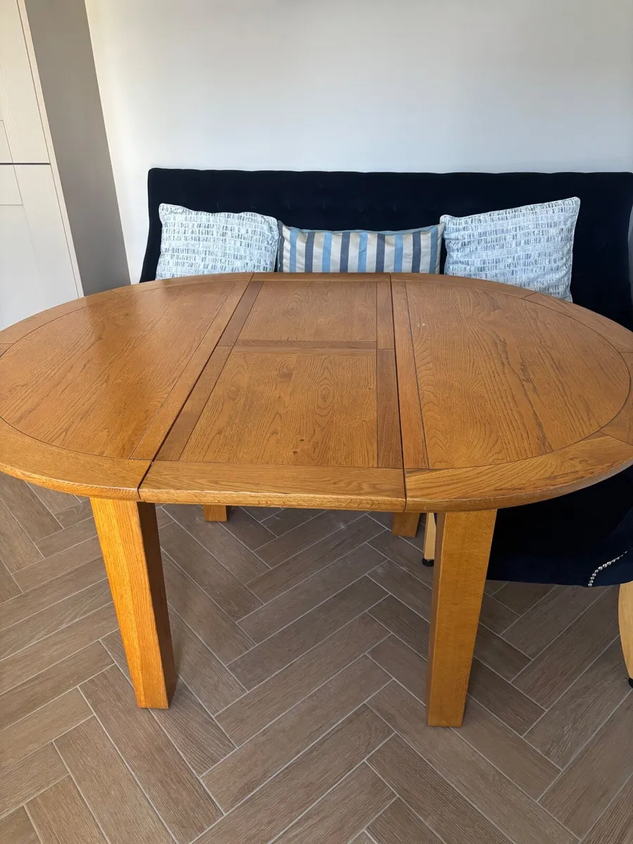 Dining table with bench & chair - Image 2