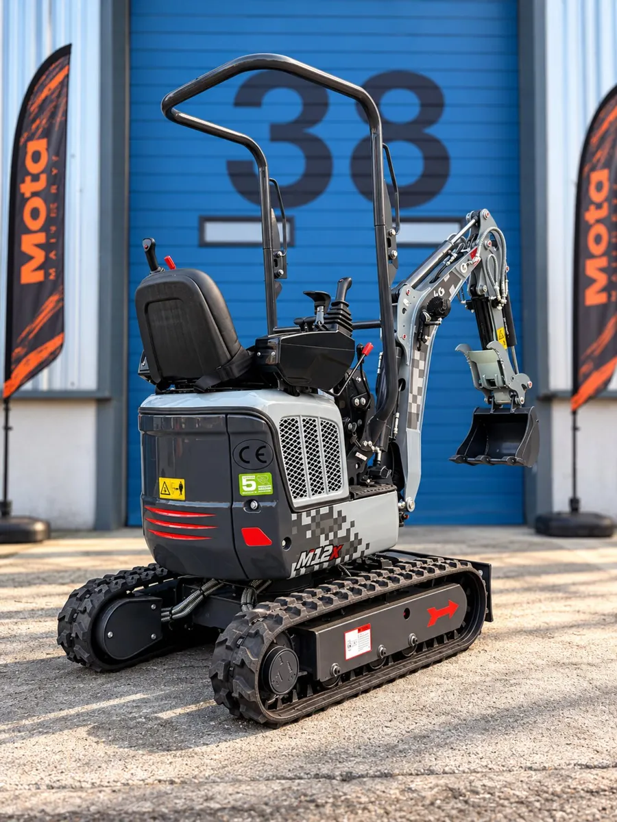 1.2 Tonne| M12x Excavator| Kubota  2 YEAR WARRANTY - Image 2