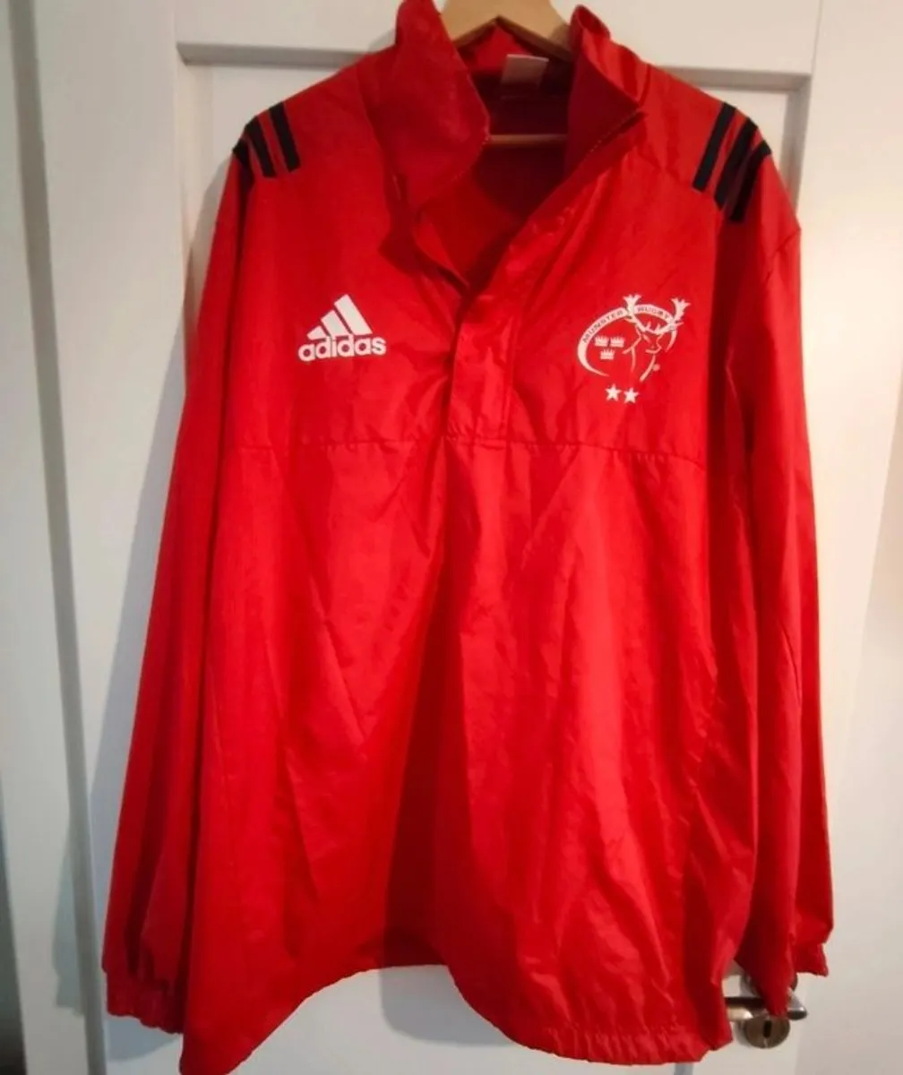 Vintage 2015/16 Munster Rugby adidas windbreaker - Image 1