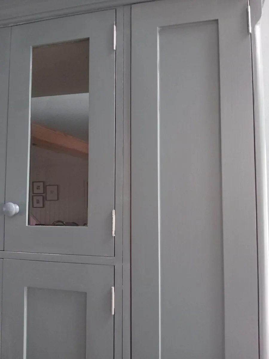 PAINTED PINE KITCHEN STORAGE CABINET UTILITY - Image 4
