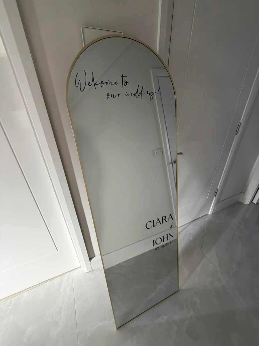 Wedding Welcome Mirror